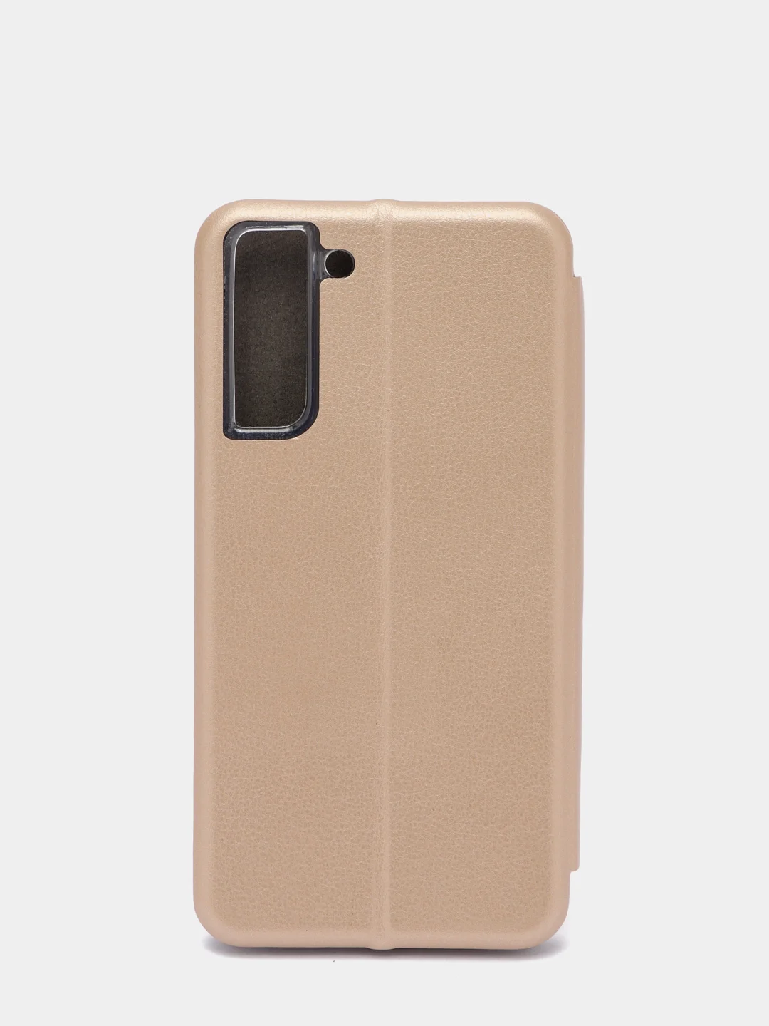 Золотой чехол-книжка Samsung Galaxy S21 FE, Самсунг Галакси С21 ФЕ