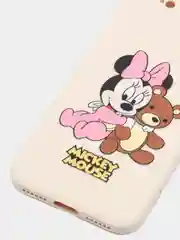 Золотой чехол для iPhone 7/8 "Микки"