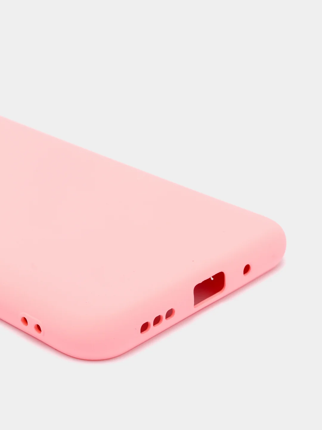 Розовый чехол силиконовый для Xiaomi Redmi 9C