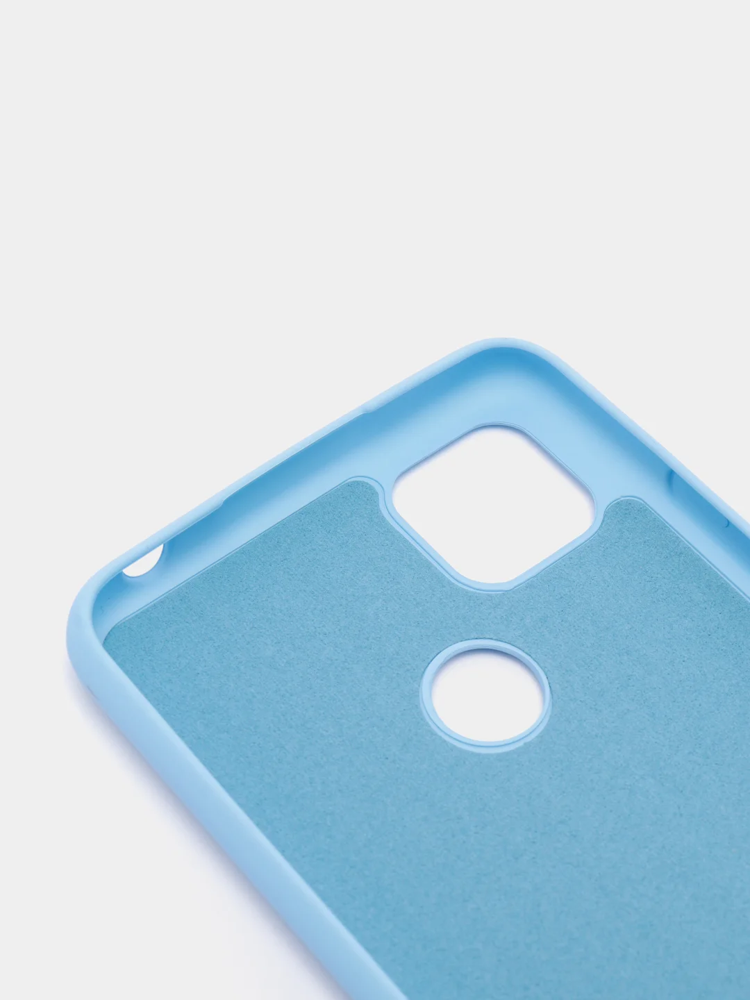 Голубой чехол силиконовый для Xiaomi Redmi 9C