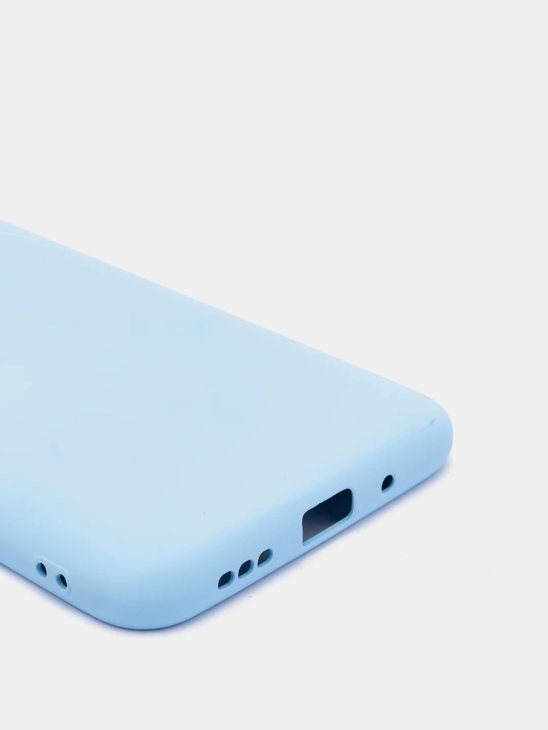 Голубой чехол силиконовый для Xiaomi Redmi 9C