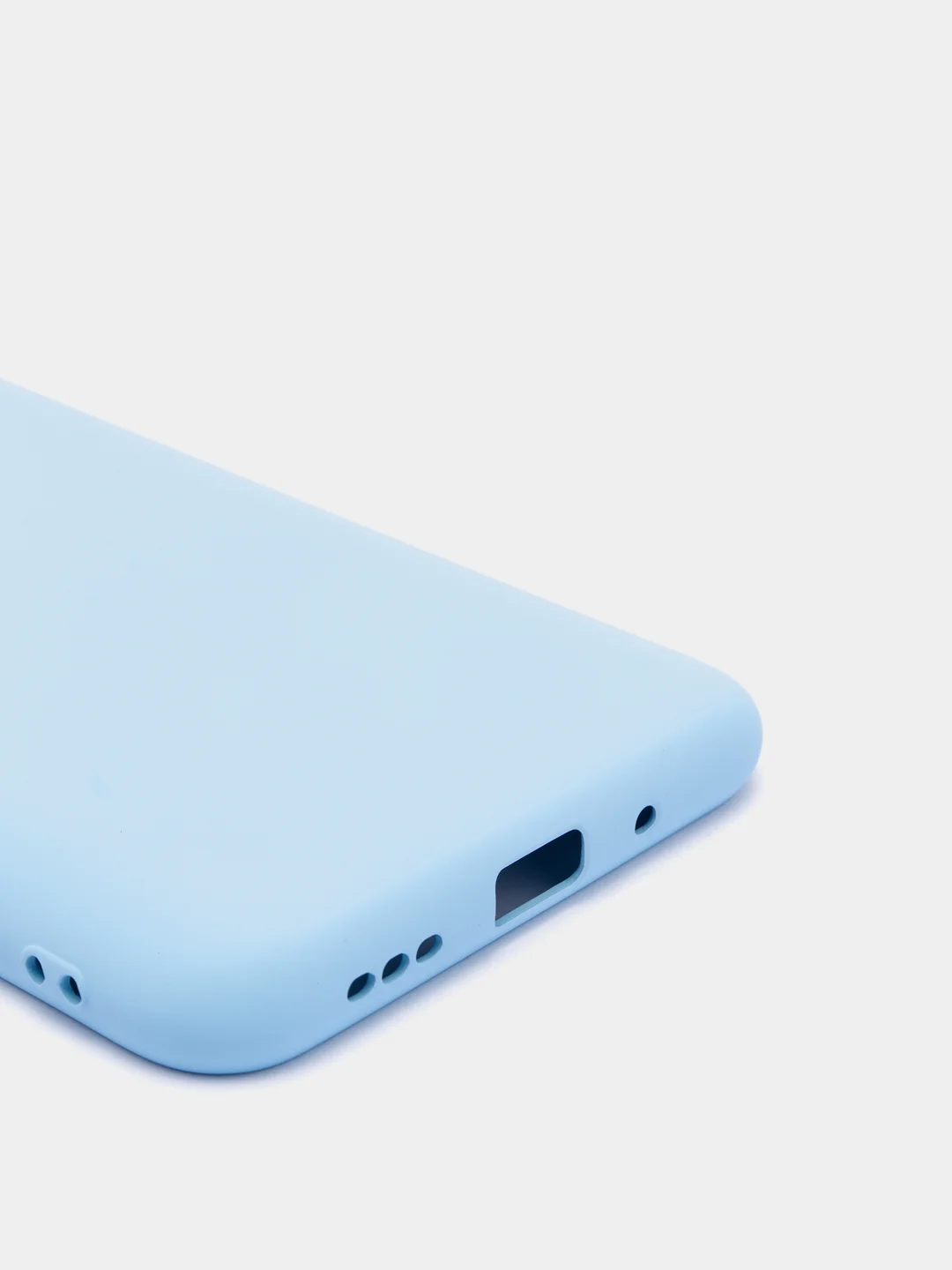 Голубой чехол силиконовый для Xiaomi Redmi 9A