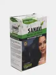 КРАСКА ДЛЯ ВОЛОС БЕЗ АММИАКА ТОН НАТУРАЛЬНЫЙ ЧЁРНЫЙ САНАВИ (SANAVI), 75 Г