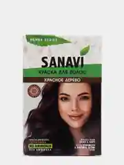 Краска для волос "Санави" (Sanavi), без аммиака, тон "Красное дерево", 75 г