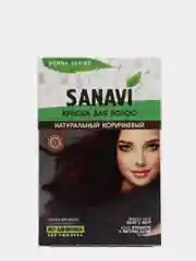 Краска для волос "Санави" (Sanavi), без аммиака, тон натуральный коричневый, 75 г
