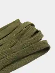 Хаки шнурки для обуви/Плоские/13 цветов
