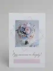 Голубой 10 шт. Свадебные приглашения, разные стили. 10*15 см