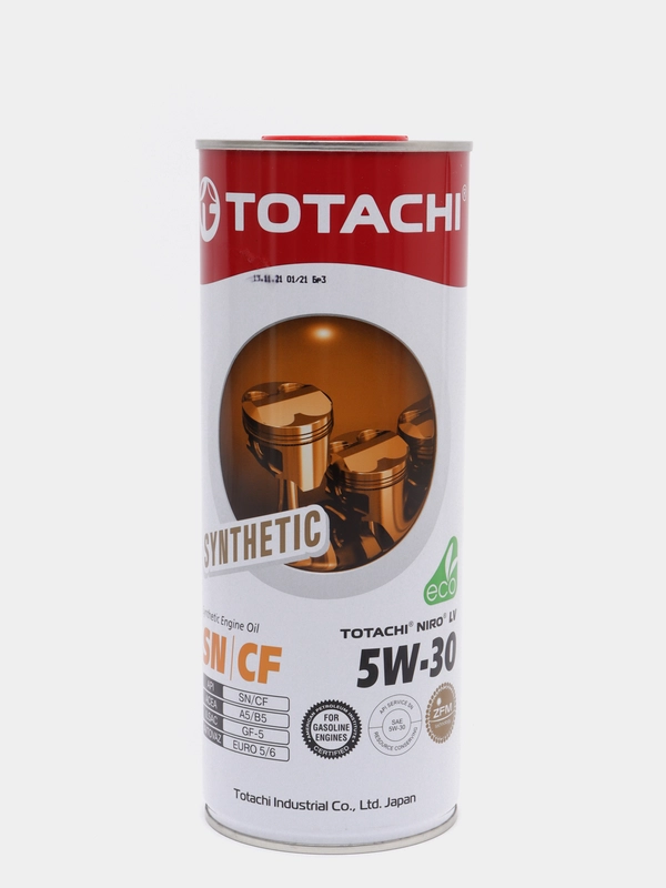 Моторное масло синтетическое Totachi Niro LV Synthetic API SN, ILSAC, GF-5, 5W30, 1 л