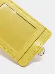 Желтый чехол для карт и проездных
