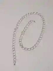 Серебряный цепочка для очков