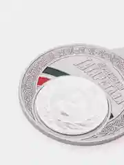 Серебряный медаль наградная металлическая