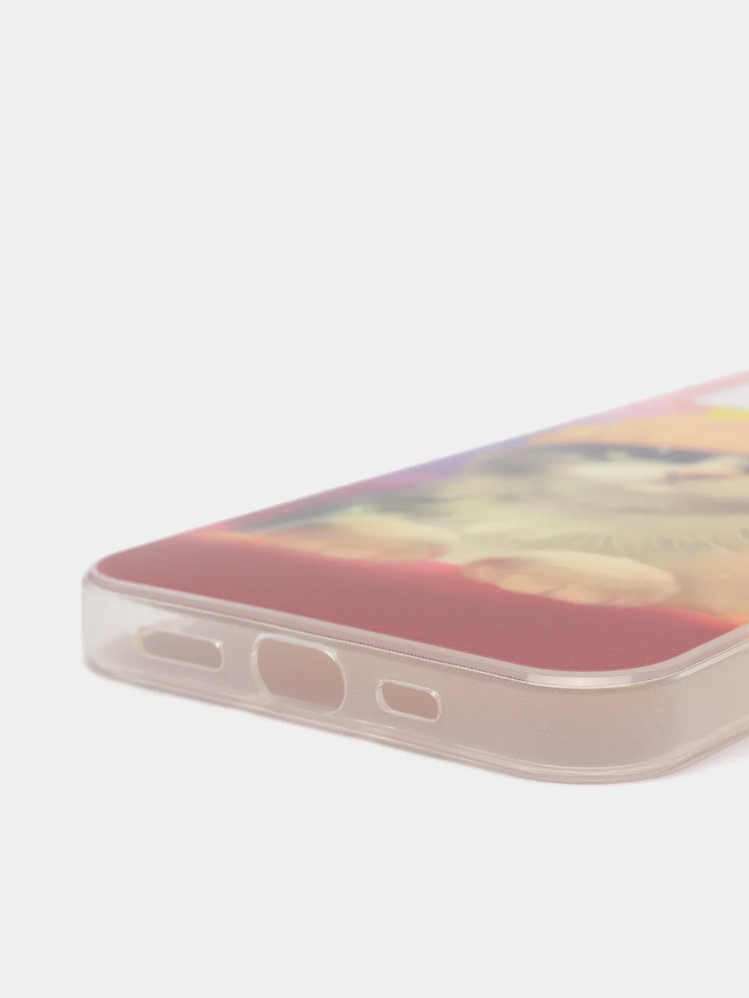 Желтый силиконовый чехол на Apple iPhone 12/12 Pro / Айфон 12/12 Pro прозрачный, с рисунком