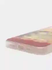 Желтый силиконовый чехол на Apple iPhone 12/12 Pro / Айфон 12/12 Pro прозрачный, с рисунком