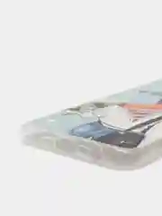 Тёмно-серый силиконовый чехол на Oppo Realme C21Y/C25Y / Оппо Реалми C21Y/C25Y прозрачный, с рисунком
