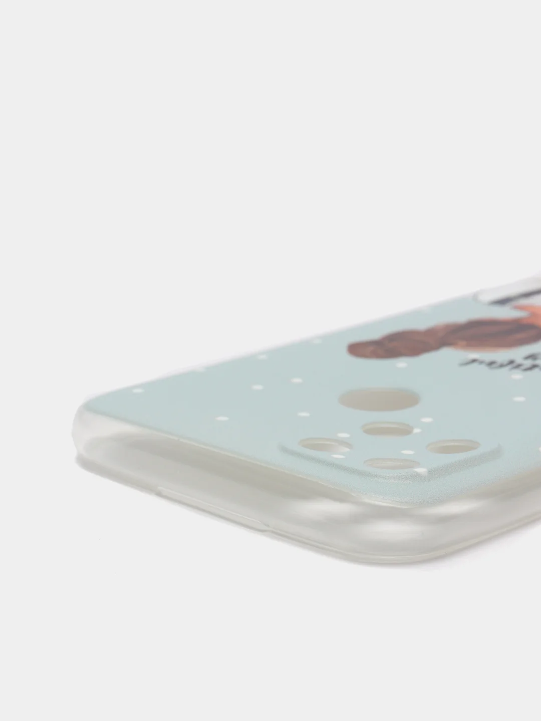 Тёмно-серый силиконовый чехол на Oppo Realme C21Y/C25Y / Оппо Реалми C21Y/C25Y прозрачный, с рисунком