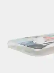 Тёмно-серый силиконовый чехол на Apple iPhone 7/8/SE 2020/SE 2022 / Айфон 7/8 прозрачный, с рисунком