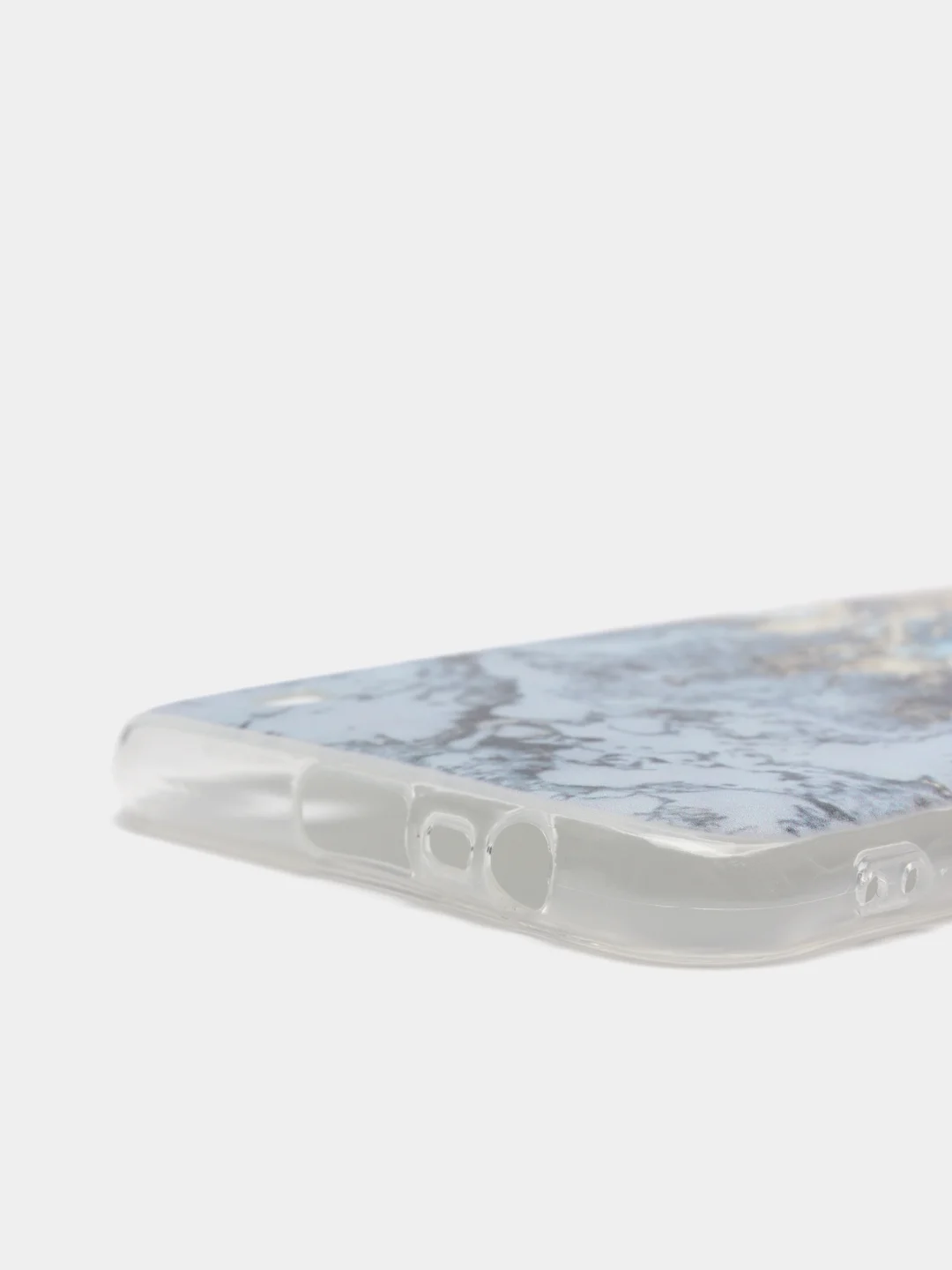 Голубой силиконовый чехол на Oppo Realme C21Y/C25Y / Оппо Реалми C21Y/C25Y прозрачный, с рисунком