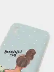 Тёмно-серый силиконовый чехол на Xiaomi Redmi 9A / Сяоми Редми 9А прозрачный с рисунком, защита камеры