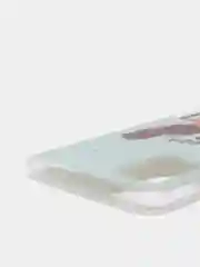 Тёмно-серый силиконовый чехол на Samsung Galaxy A51 / Самсунг А51 прозрачный с рисунком, защита камеры