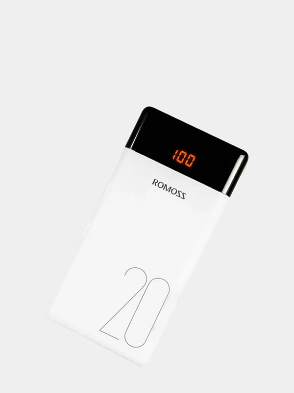 Внешний аккумулятор c LCD экраном ROMOSS LT20 20000 мАh