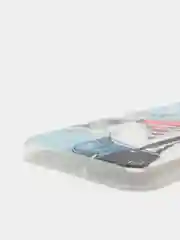 Тёмно-серый силиконовый чехол на Apple iPhone XR / Айфон XR прозрачный, с рисунком, защита камеры