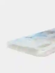 Голубой силиконовый чехол на Samsung Galaxy A50/A30s / Самсунг А50/А30s прозрачный, с рисунком