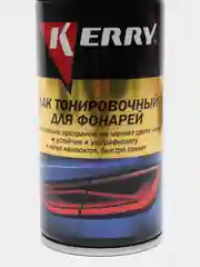 Черный лак спрей аэрозоль для тонировки фонарей и фар красный / черный 210 мл