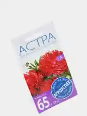 Семена цветов Астра "Тигровые когти Рубин"