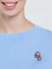 Серый значок деревянный "Марвел"