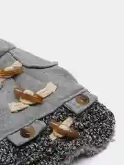 Серый осенняя-весенняя куртка для собак с утепленным подкладом и без , кошек и домашних животных