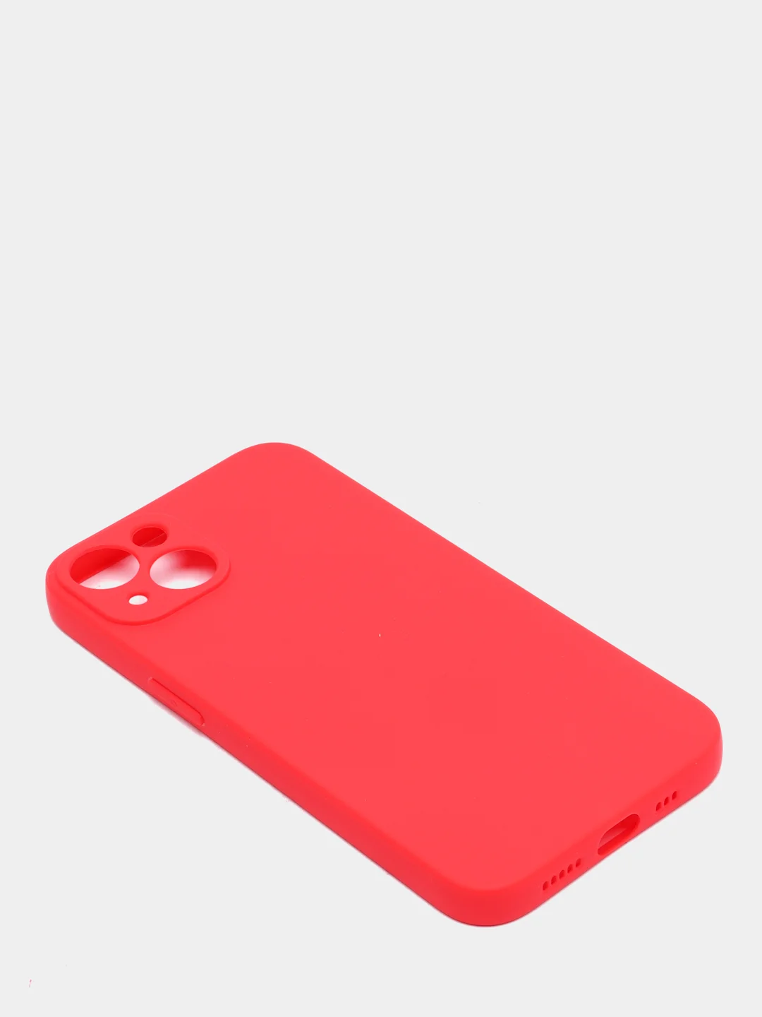 Красный чехол iPhone 11 14 13 12 Pro Mini Plus XR 7 8 SE 2020 силиконовый (Айфон ХР Про Мини Плюс)