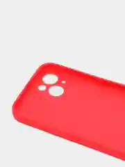 Красный чехол iPhone 11 14 13 12 Pro Mini Plus XR 7 8 SE 2020 силиконовый (Айфон ХР Про Мини Плюс)