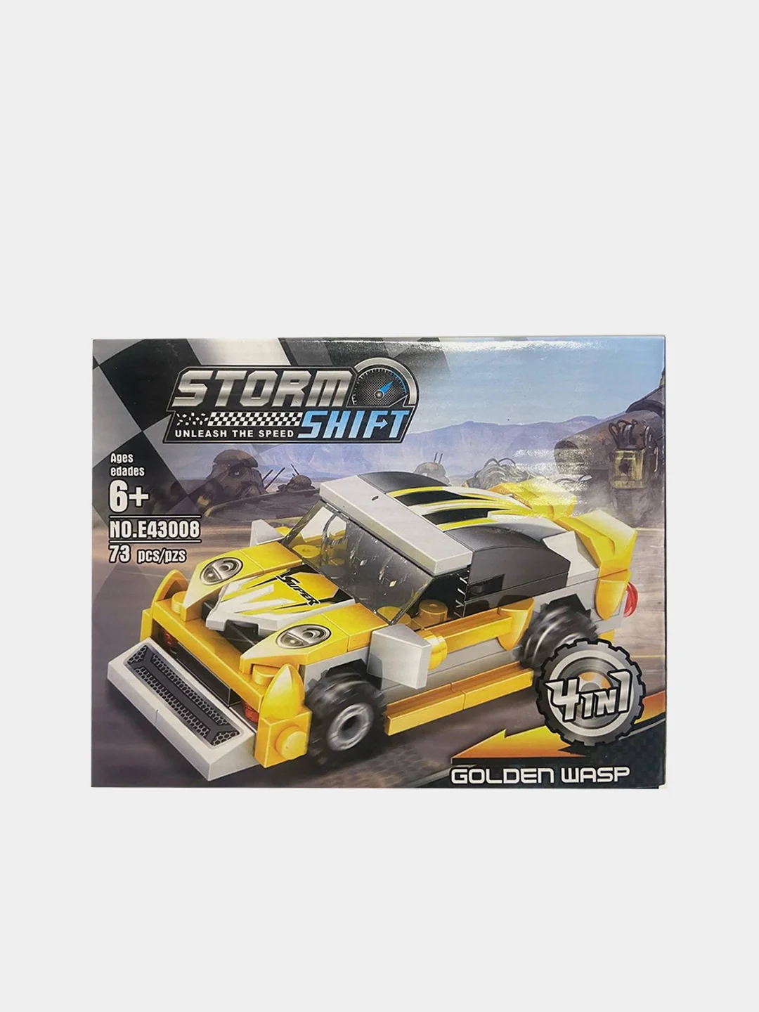 Лимонный конструктор-машинка Storm Shift, 2 в 1