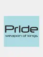 Черный наклейка на автомобиль "Pride weapon of kings"