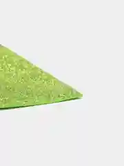 Зеленый фоамиран глиттерный, 2 мм, 20 * 30 мм 2 шт