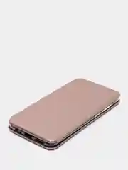 Розовый чехол-книжка для Xiaomi Redmi Note 9 (Сяоми Редми Нот 9)
