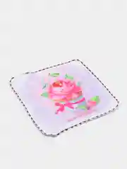 Сиреневый салфетка из микрофибры для кухни / мытья окон и зеркал / подарок на 8 марта 30см*30см
