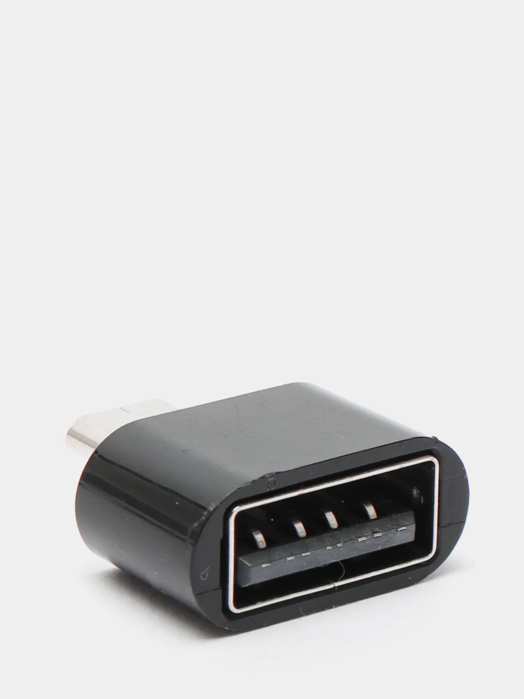Белый otg переходник с Micro USB, OTG Type C на USB, отг
