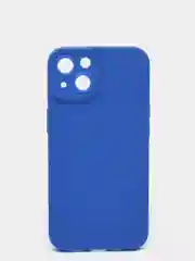 Голубой силиконовый чехол для iPhone 13