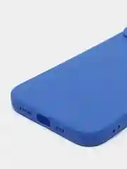 Голубой силиконовый чехол для iPhone 13