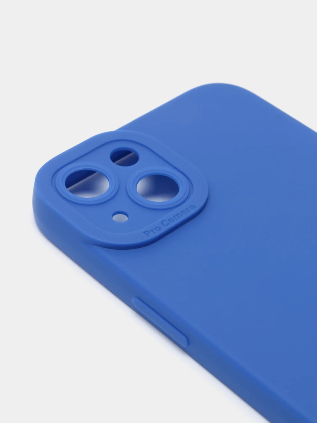 Голубой силиконовый чехол для iPhone 13