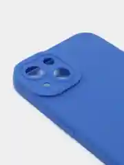 Голубой силиконовый чехол для iPhone 13