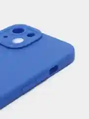 Голубой силиконовый чехол для iPhone 13