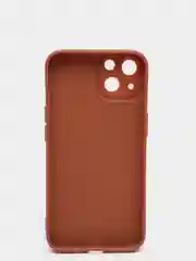 Коричневый силиконовый чехол для iPhone 13