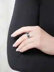 Серебряный кольцо титановое унисекс