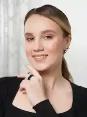 Синий температурное кольцо "Хамелеон"