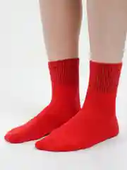 Красный носки женские, хлопок, разных цветов