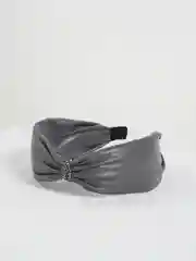 Ободок для волос кожаный