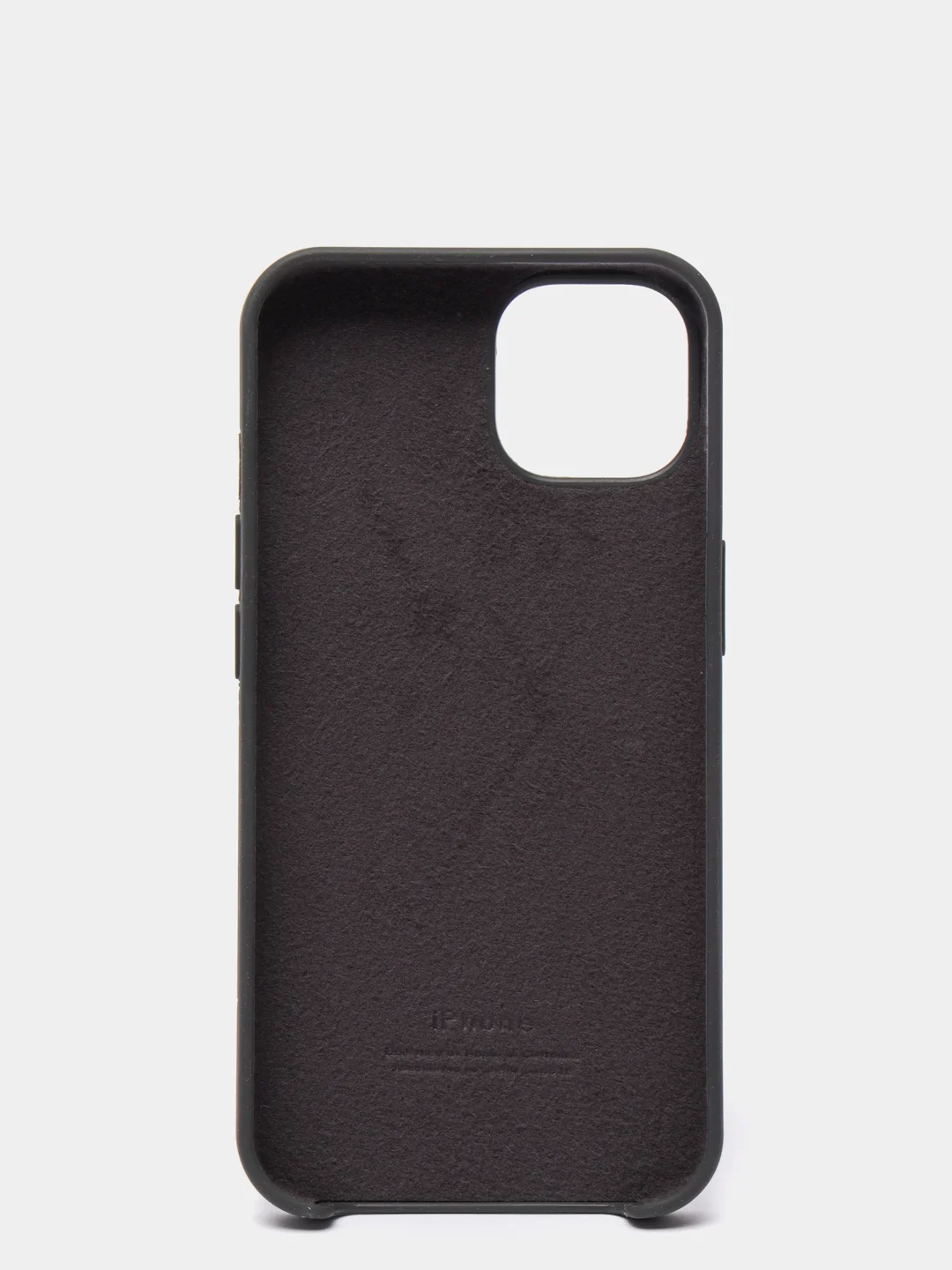 Тёмно-серый чехол Silicone Case для iPhone 13 / 13 Pro / 13 Pro Max с открытым низом