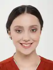Бежевый женские серьги-гвоздики новогодние